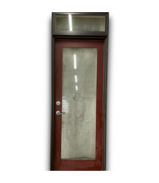 54192 Full-lite Exterior Door With Transom Rh