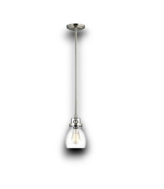 54196 Brushed Nickel 1-light Mini Pendant Light