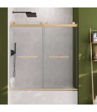 54202 59 H X 57 To 59 W Frameless Sliding Shower Door
