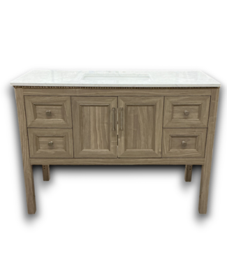 54203 Latte Brown Vanity With Stone Top 48"