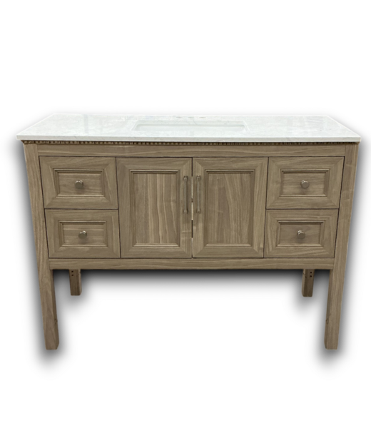 54203 Latte Brown Vanity With Stone Top 48"