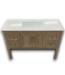 54203 Latte Brown Vanity With Stone Top 48"