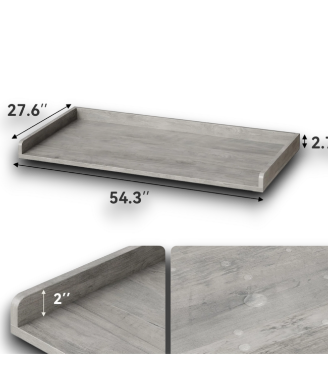 54204 54 X 27 Wooden Washer Dryer Countertop