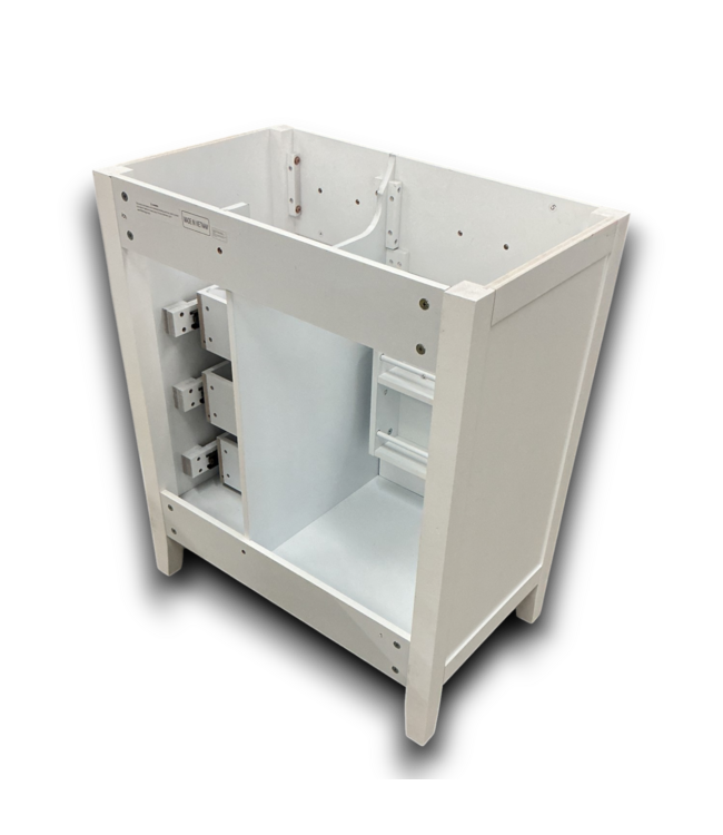 54207 30 Wide White Bathroom Base Cabinet