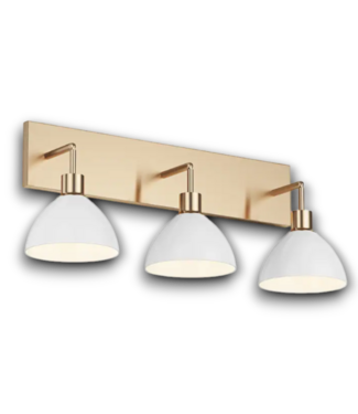 54210 Gold Modern 3-light Vanity Light