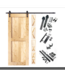 54215 Matte Black Bard Door Hardware Kit 48" X 80"