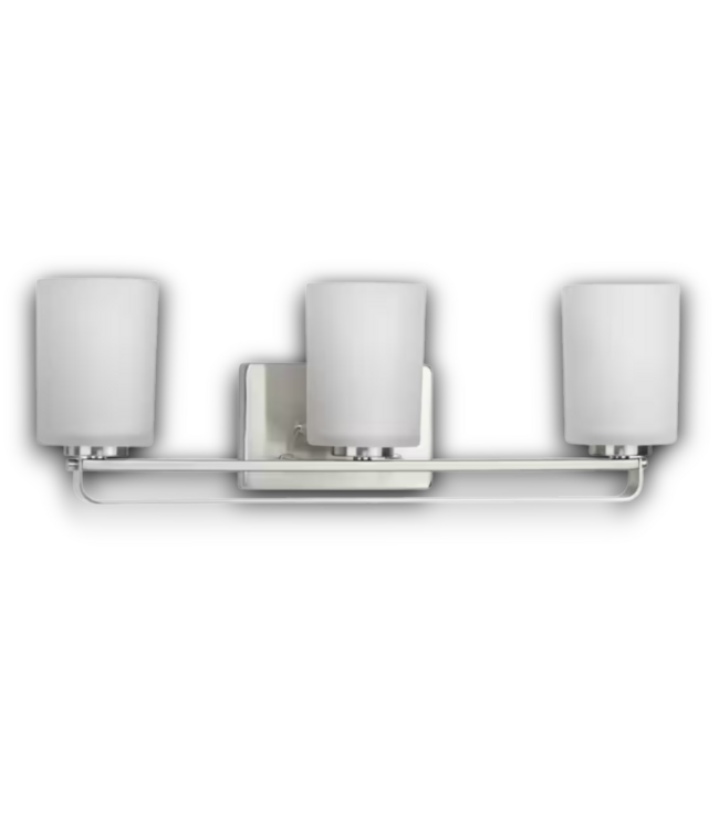 54223 Brushed Nickel 3-light Vanity Light