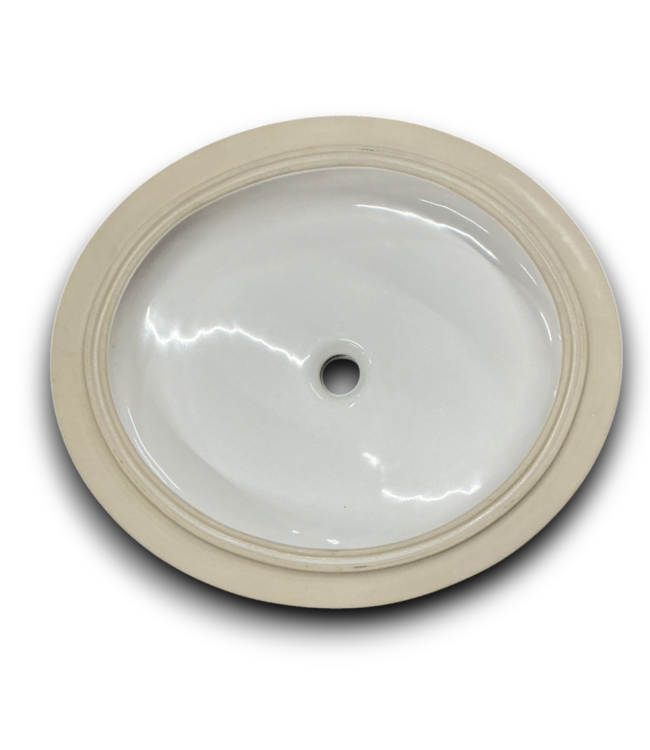54227 Oval Undermount Bathroom Sink 22"