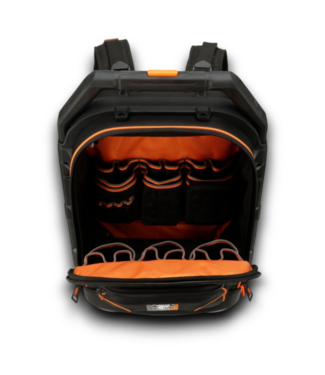 54237 Black Tool Backpack With Rollers