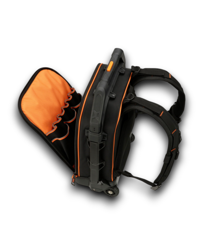 54237 Black Tool Backpack With Rollers