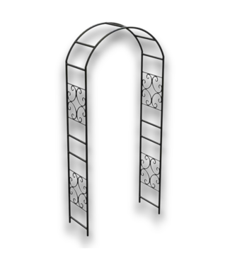 54248 90" Tall Steel Scroll Arbor