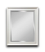 54251 Rectangle White Beveled Wall Mirror