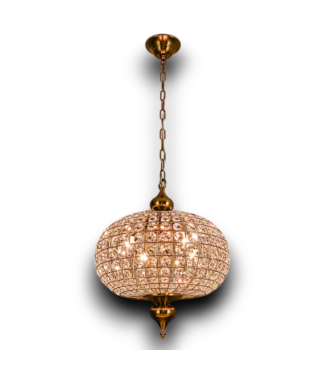 54268 Medium Crystal Globe Hanging Pendant Light
