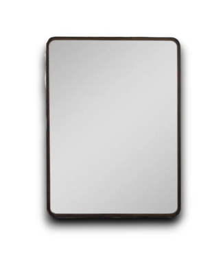 54243 Rectangle Bronze Framed Mirror 30" X 40"