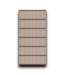 54244 Chestnut Vinyl Contemporary Lattice
