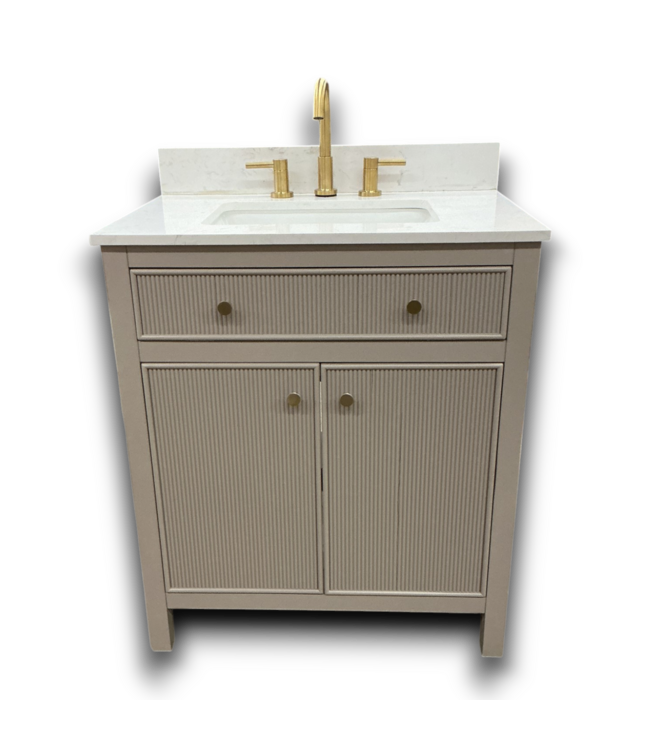 54255 Sandbanks 30" Bathroom Vanity With Top And Faucet