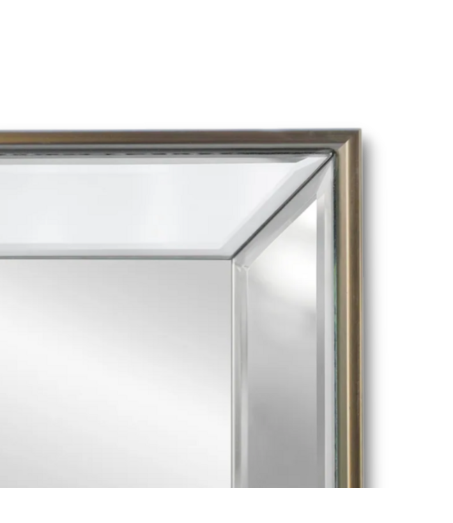 54260 22 X 30 Rectangular Silver Framed Wall Mirror