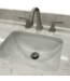 54254 Canterbury 36" White Bathroom Vanity With Top And Faucet
