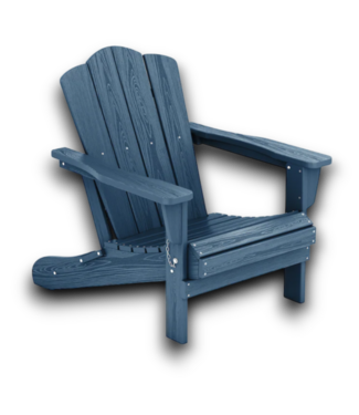 54271 Navy Folding Adirondack Outdoor Chair