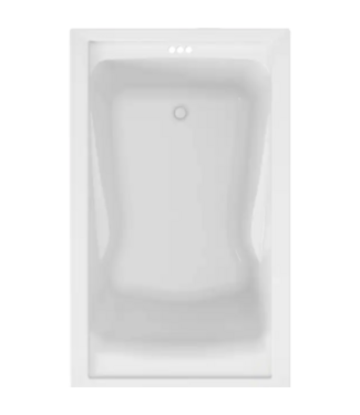 54282 Evolution White Acrylic Drop-in Soaking Bathtub 36 X 60
