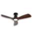 54285 Brown Walnut 3 Blade Ceiling Fan With Light And Remote 42"