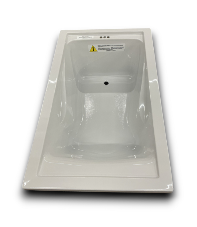 54282 Evolution White Acrylic Drop-in Soaking Bathtub 36 X 60