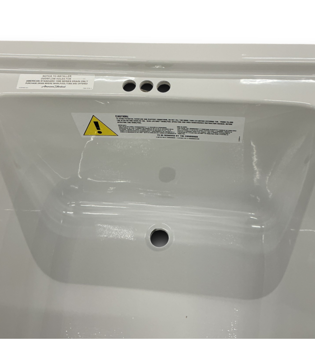 54282 Evolution White Acrylic Drop-in Soaking Bathtub 36 X 60