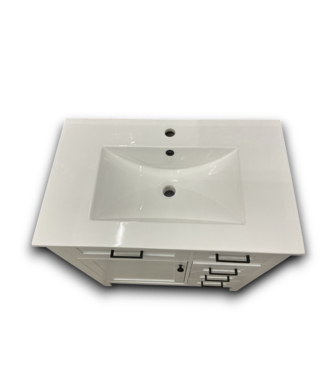 54207 30 Wide White Bathroom Vanity