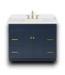 54287 Hamlet 42" Midnight Blue Bathroom Vanity With Quartz Top