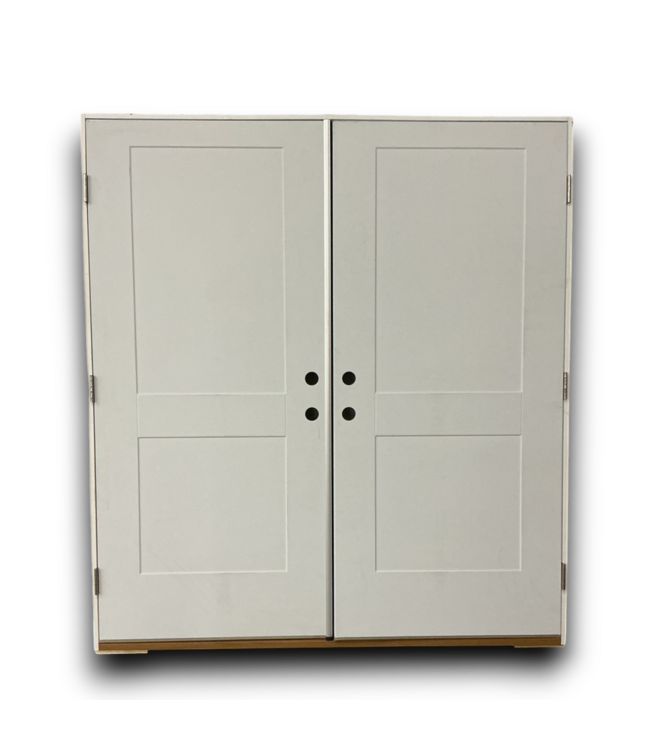 54288 Steel French Prehung Exterior Door 74"w X 81.5"h