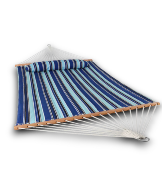 54294 Sunnydaze Decor Catalina Beach Fabric Hammock