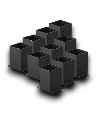 54300 Post Base 4" Brackets 10 Pack