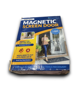 54321 70"h X 79"h Heavy Duty Magnetic Screen Door