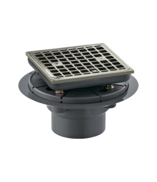 54331 Square Design Tile-in Shower Drain Polished Nickel