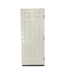 54334 32 X 80 White Prehung Exterior Door 6 Panel Design