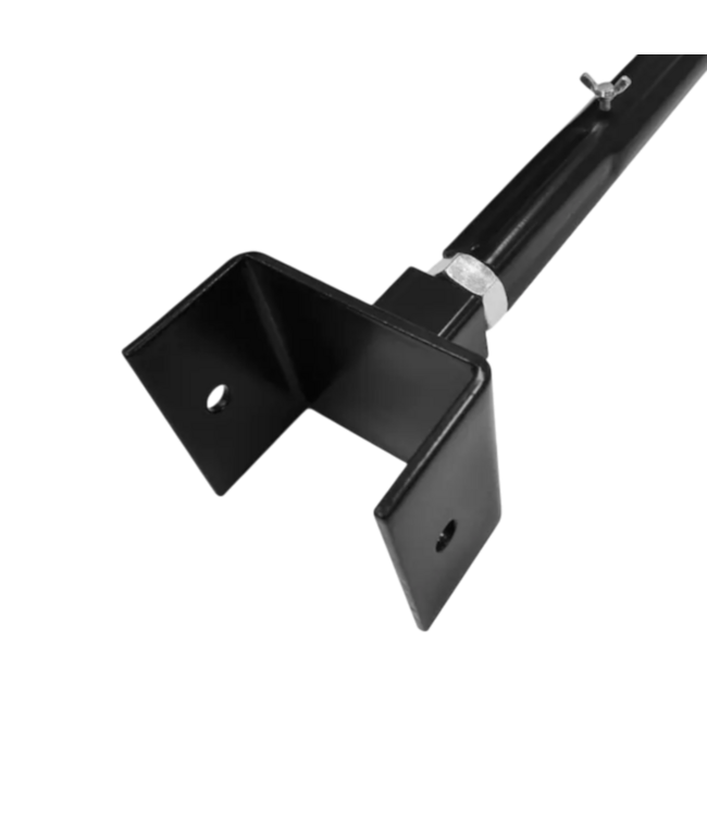 54337 Helical Pile 50"- In Black Steele Adjustable Foundation Screw