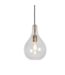 54345 1-light Copper Wavy Glass Teardrop Mini Pendant Light