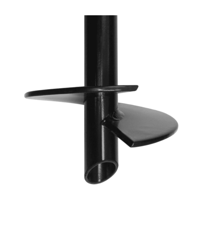 54337 Helical Pile 50"- In Black Steele Adjustable Foundation Screw