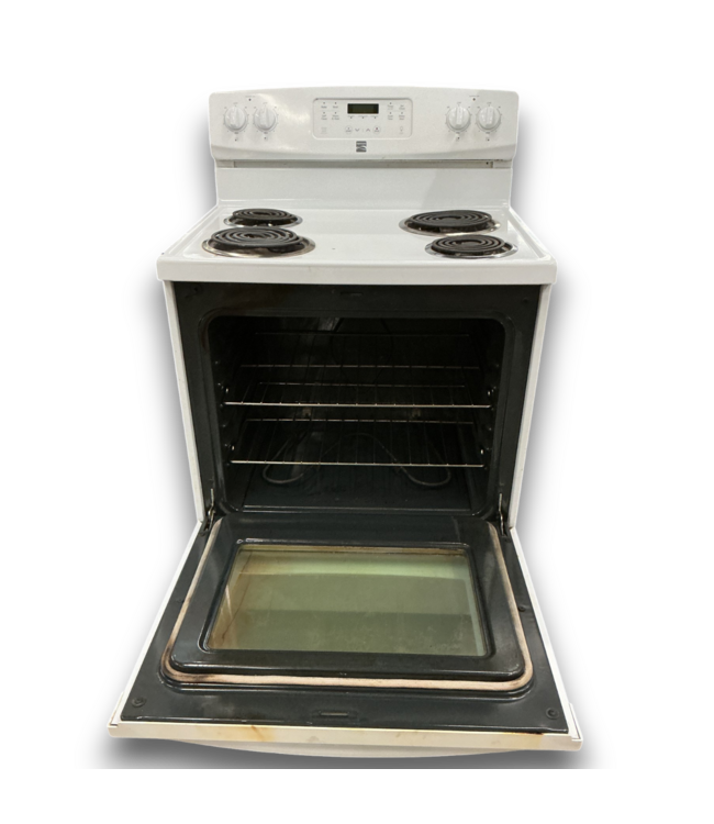 54355 White Electric Range 30"