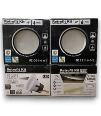 54361 4” Recessed Light 12w