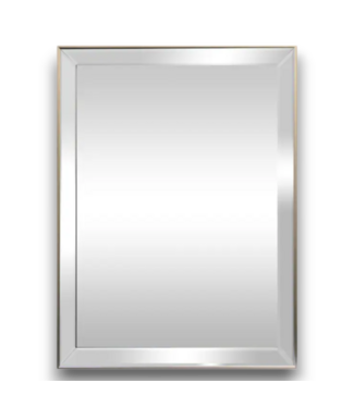 54362 Rectangle Silver Framed Wall Mirror
