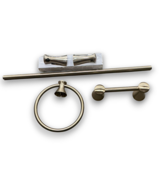 54370 Set Of Towel Rack Towel Bar And Pivoting Tp Holder