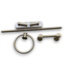 54370 Set Of Towel Rack Towel Bar And Pivoting Tp Holder