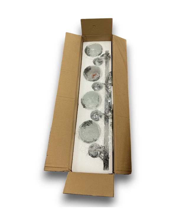 54372 Silver Color Vanity Lights