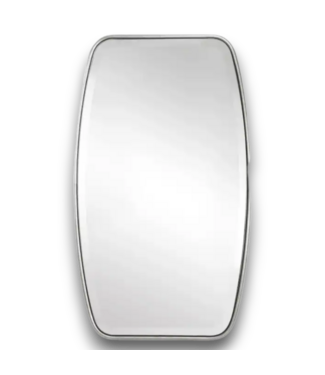 54374 22 X 36 Oval Silver Wall Mirror