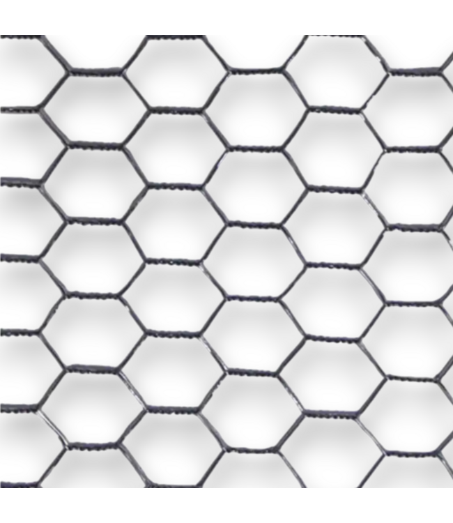 54375 20 Gauge Silver Galvanized Steel Chicken Wire Rolled Fencing