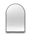 54380 30 X 20 Arch Black Frames Mirror