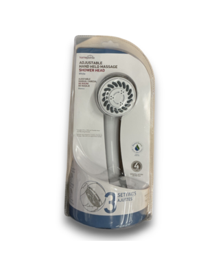 54385 Handheld Shower Head White Plastic