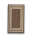 54386 Brown Plastic Straw Rug 10' X 14'