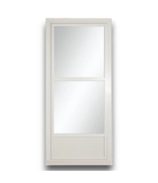 54398 36 X 81 White Aluminum Mid View Stormdoor